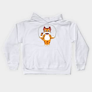 Tiger Fitness Rope Sports Kids Hoodie